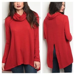 Dramatic TNeck Sweater